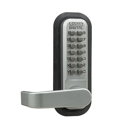 Lockey Usa Lockey Mechanical Keyless Panic Trim with Lever Satin Chrome Marine Grade Finish 285PSCMG